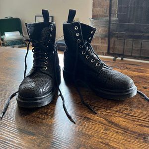 Dr. Martens 1460 Pascal Snakeskin Effect Combat Boots